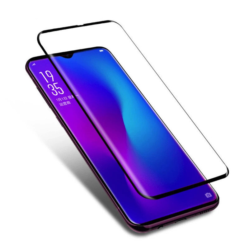 LCD aizsargstikls 5D Full Glue Xiaomi Redmi 9A/9C, izliekts, melns cena un informācija | Ekrāna aizsargstikli | 220.lv