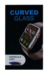Защитное стекло Full Glue для Apple Watch 44 мм, черное цена и информация | Аксессуары для смарт-часов и браслетов | 220.lv