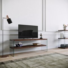ТВ столик TV1003, коричневый цена и информация | Тумбы под телевизор | 220.lv