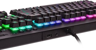 Проводная клавиатура Thermaltake Level 20 GT RGB Cherry MX Blue, черная цена и информация | Клавиатуры | 220.lv