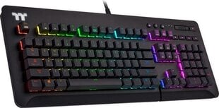 Проводная клавиатура Thermaltake Tt eSports Level 20 GT RGB Razer Green, черная цена и информация | Клавиатуры | 220.lv