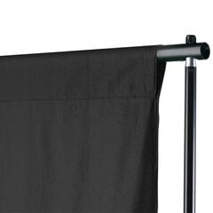 Система крепления для фона, с черным фоном 500 x 300 см цена и информация | Прочие аксессуары для фотокамер | 220.lv