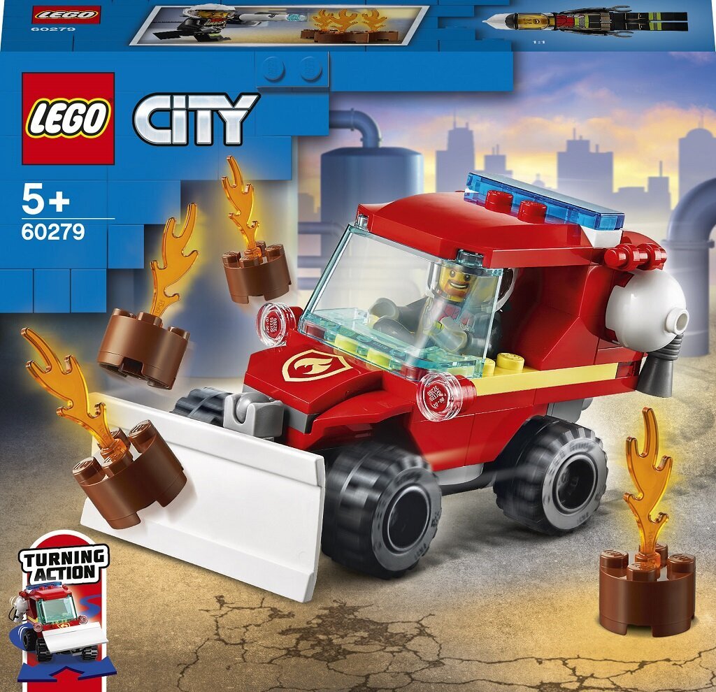 60279 LEGO® City Ugunsdzēsēju auto цена и информация | Konstruktori | 220.lv