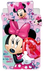 Bērnu gultasveļas komplekts Minnie Mouse 100x135cm, 2 daļas цена и информация | Детское постельное бельё | 220.lv