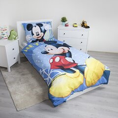 Bērnu gultas veļas komplekts Mickey, 2 daļas cena un informācija | Bērnu gultas veļa | 220.lv