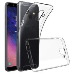 Hallo Ultra Back Case 0.3 мм Силиконовый чехол для Samsung A600 Galaxy A6 (2018) Прозрачный цена и информация | Чехлы для телефонов | 220.lv