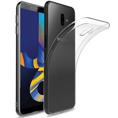 Hallo Ultra Back Case 0.3mm Aizmugurējais Silikona Apvalks Priekš Samsung J610 Galaxy J6 Plus (2018) Caurspīdīgs цена и информация | Чехлы для телефонов | 220.lv