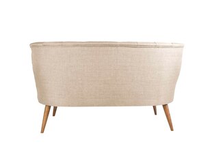 Mīksts sols Artie Richland Loveseat, krēmkrāsas cena un informācija | Dīvāni | 220.lv