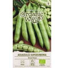 Бобы D. Aguadulce Supersimonia Organic Way 10,0 г цена и информация | Семена овощей, ягод | 220.lv