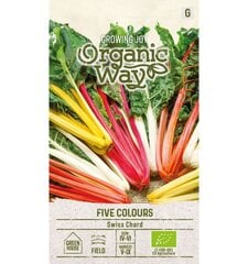 Свекла листовая Five Colours Organic Way 3,0 г цена и информация | Семена овощей, ягод | 220.lv