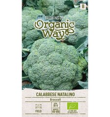 Брокколи Calabrese Natalino Organic Way 1.0 г цена и информация | Семена овощей, ягод | 220.lv