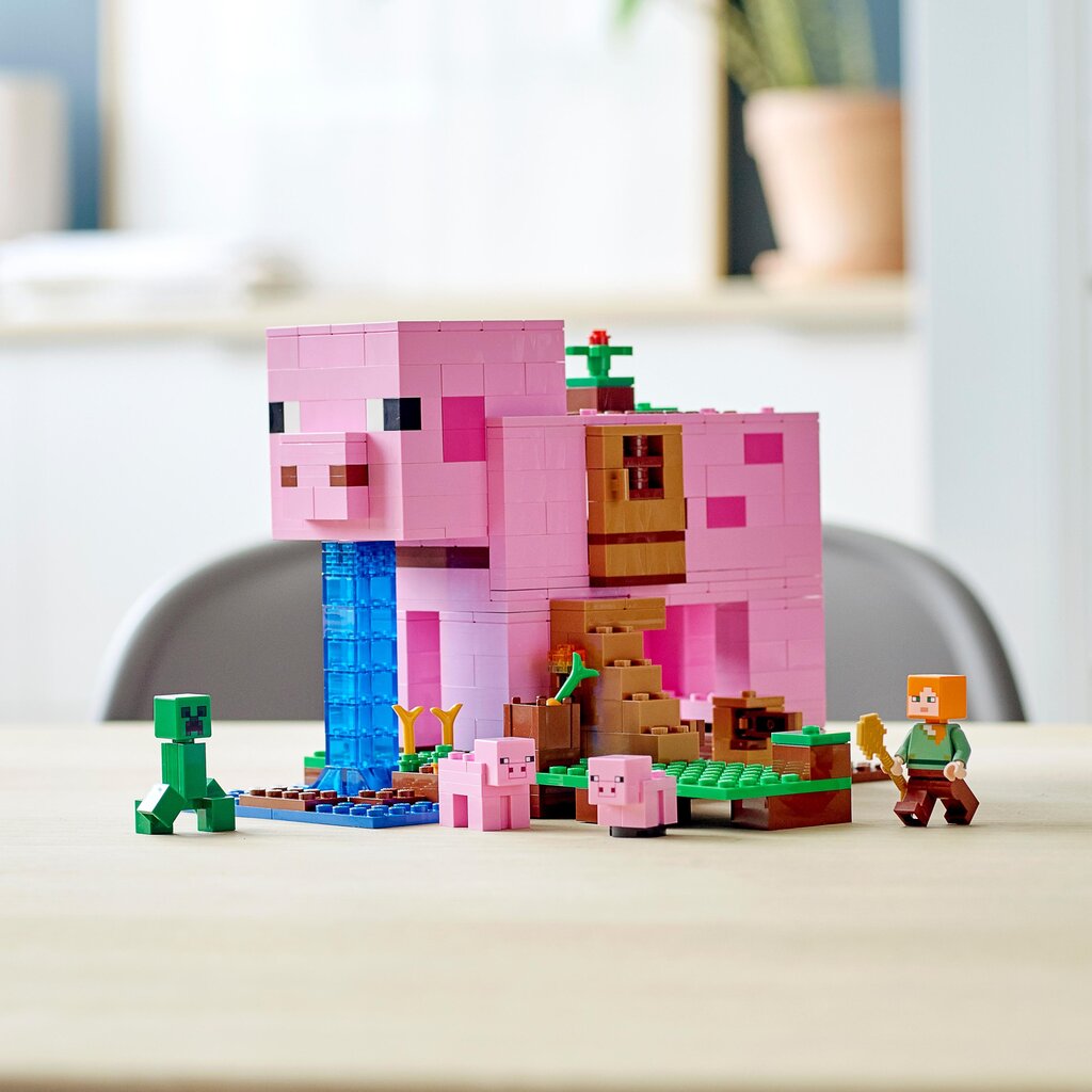 21170 LEGO® Minecraft Cūkas namiņš cena un informācija | Konstruktori | 220.lv