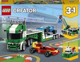 31113 LEGO® Creator Sacīkšu automašīnu transportieris cena un informācija | Konstruktori | 220.lv