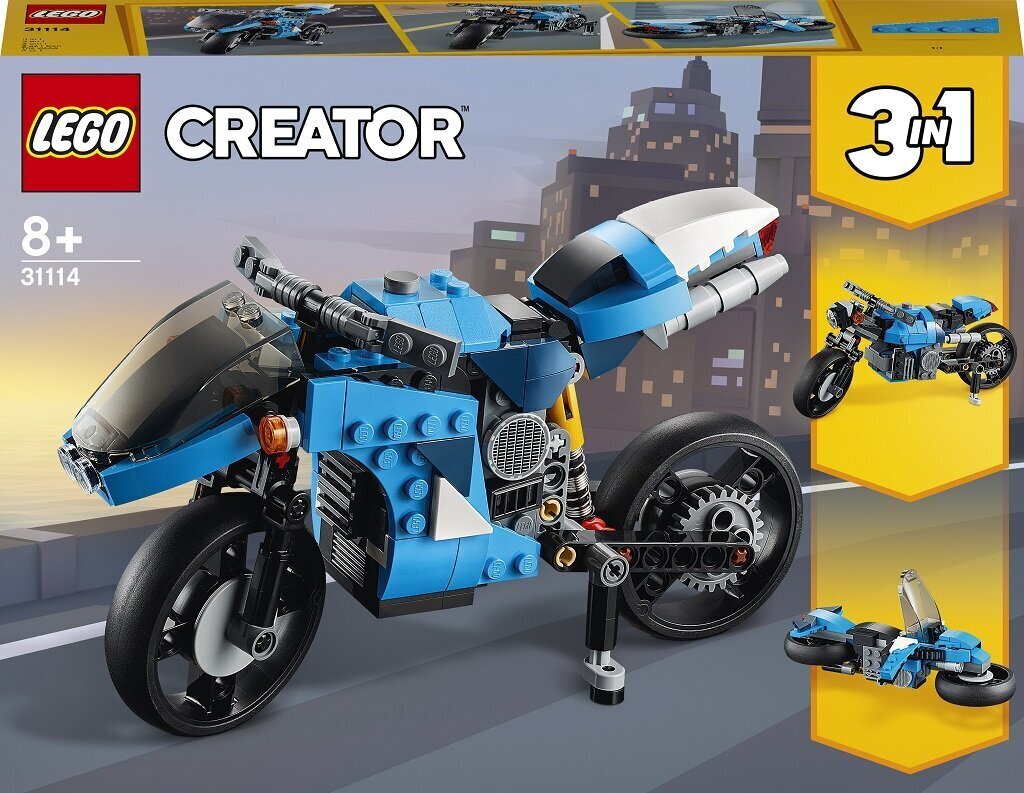 31114 LEGO® Creator Supermotocikls цена и информация | Konstruktori | 220.lv