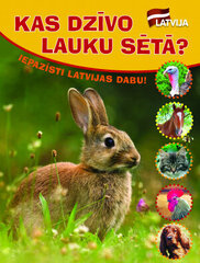 Kas dzīvo lauku sētā? Iepazīsti Latvijas dabu! cena un informācija | Grāmatas mazuļiem | 220.lv