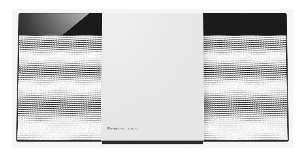 Mini Hi-fi Panasonic Corp. SCHC300EGW HiFi Bluetooth 20W Balts cena un informācija | Mūzikas centri | 220.lv