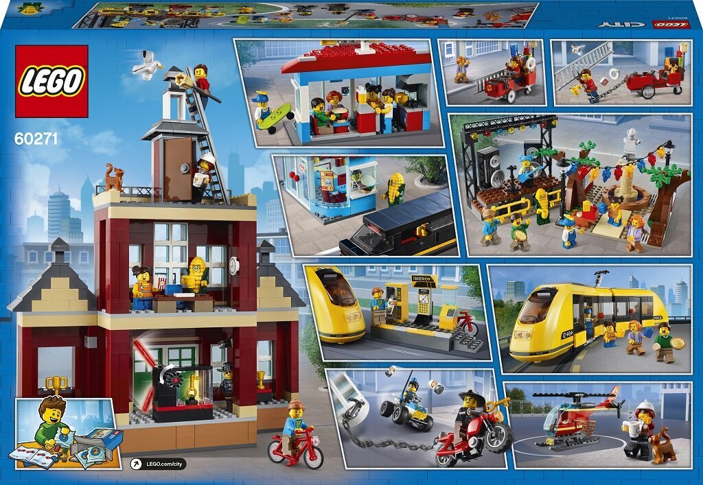 60271 LEGO® City Galvenais laukums cena un informācija | Konstruktori | 220.lv