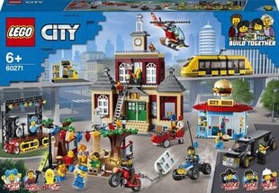 60271 LEGO® City Town Galvenais laukums cena un informācija | Konstruktori | 220.lv