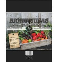 BIOHUMUSS 10L cena un informācija | Grunts, zeme, kūdra, komposts | 220.lv