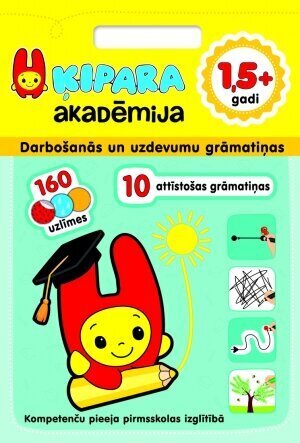 Ķipara akadēmija. Darbošanās un uzdevumu grāmatiņas (2+ gadi) cena un informācija | Bērnu grāmatas | 220.lv