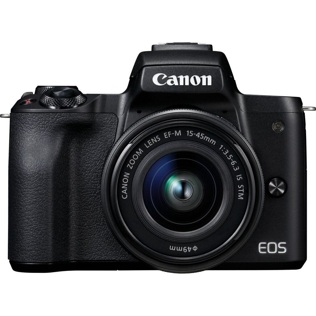 Canon EOS M50 15-45 IS STM (Black) - Baltā kastītē (white box) цена и информация | Digitālās fotokameras | 220.lv