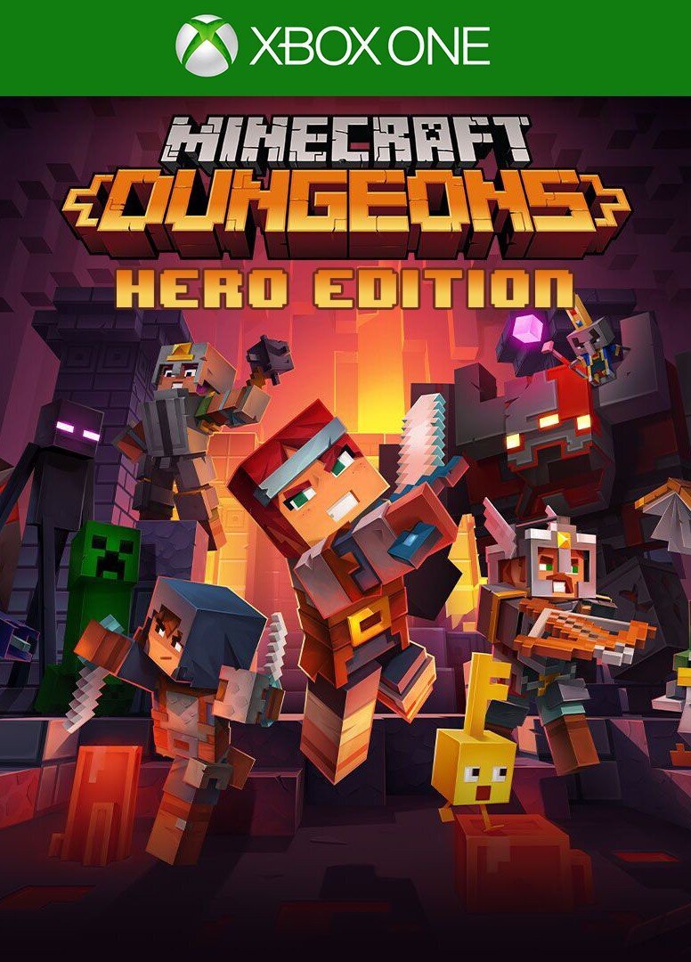 Компьютерная игра Minecraft Dungeons: Hero Edition, Xbox One/ Xbox Series X  цена | 220.lv