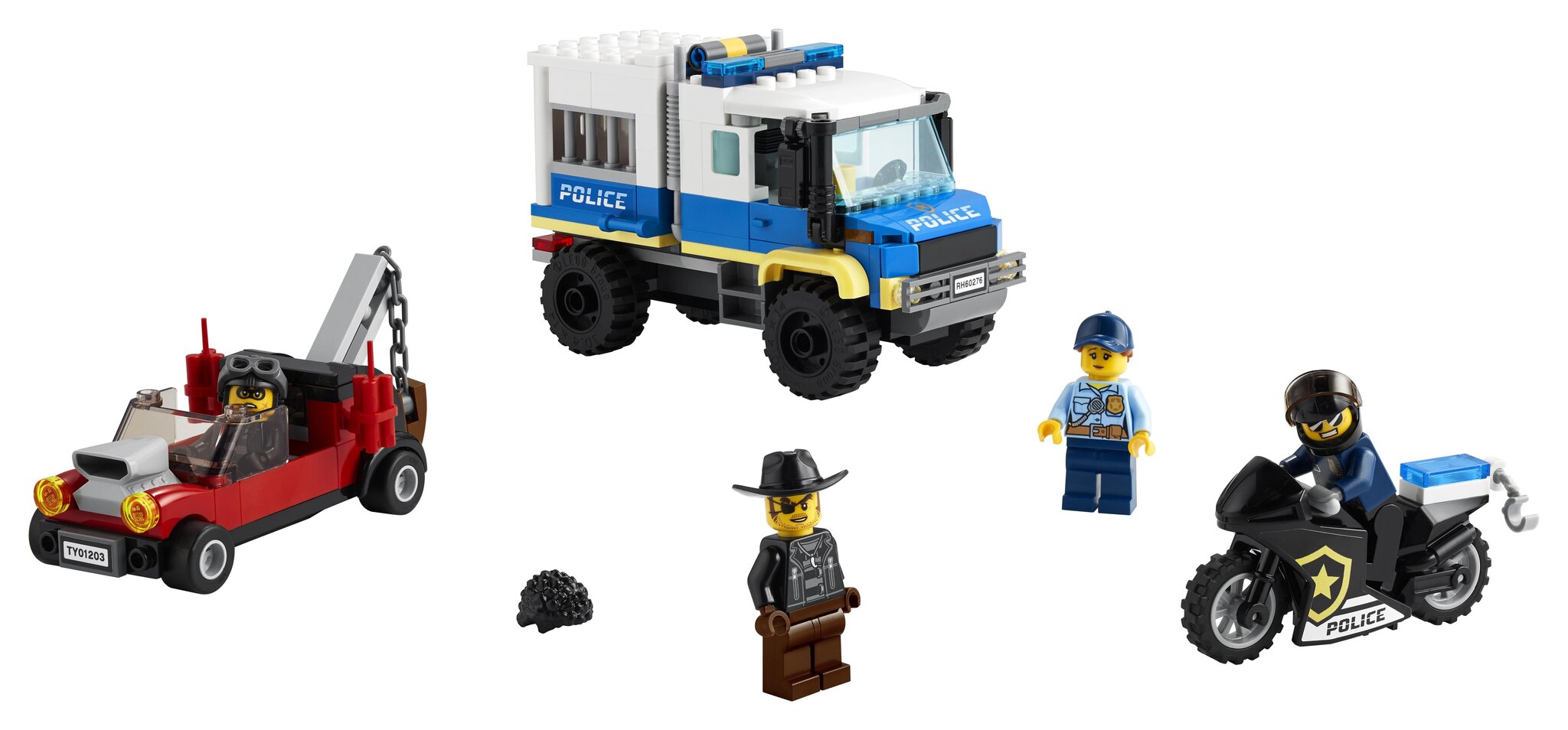 60276 LEGO® City Police Полицейский фургон с заключенными цена | 220.lv