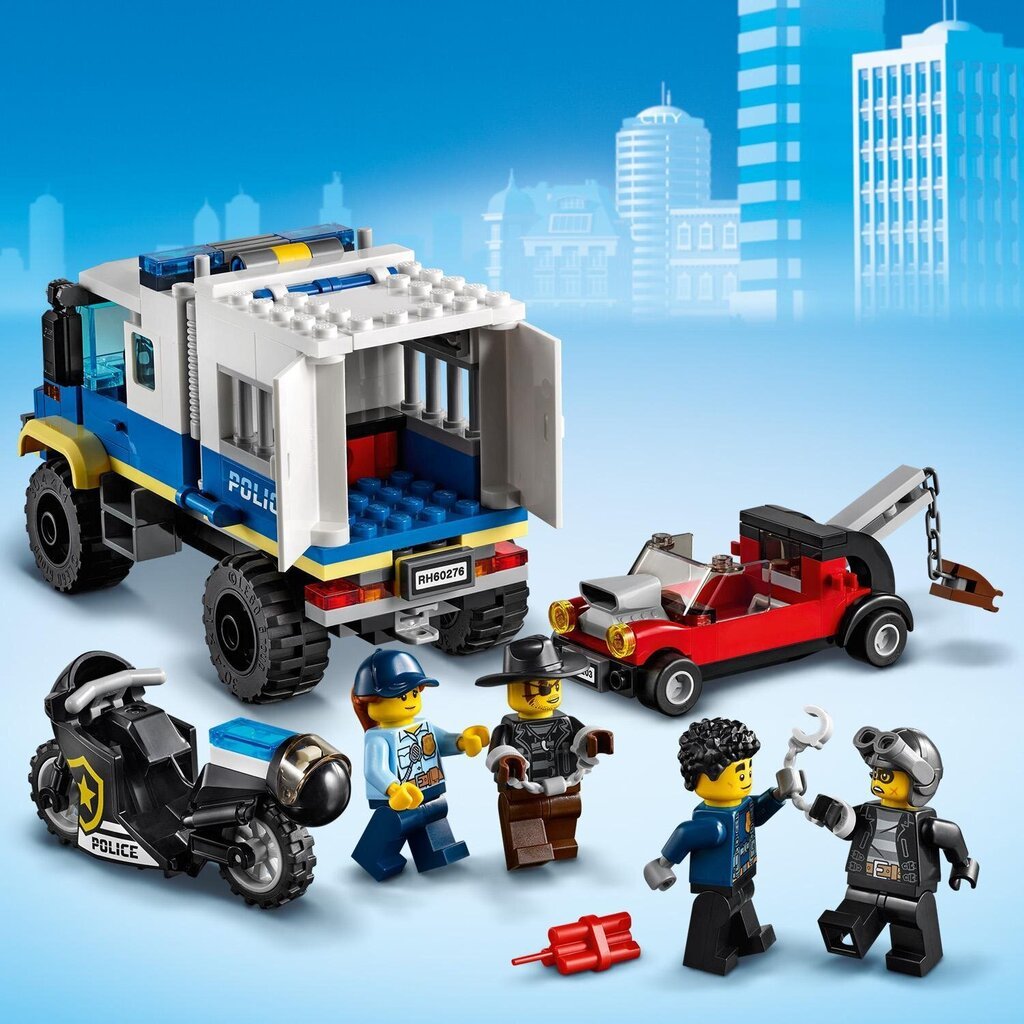 60276 LEGO® City Police Policijas cietumnieku furgons cena un informācija | Konstruktori | 220.lv