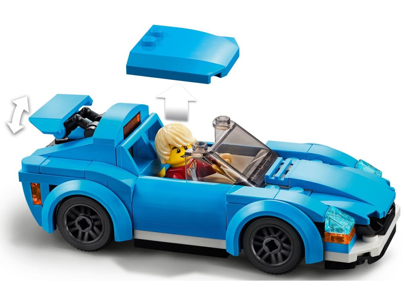 60285 LEGO® City Great Vehicles Sporta auto cena un informācija | Konstruktori | 220.lv