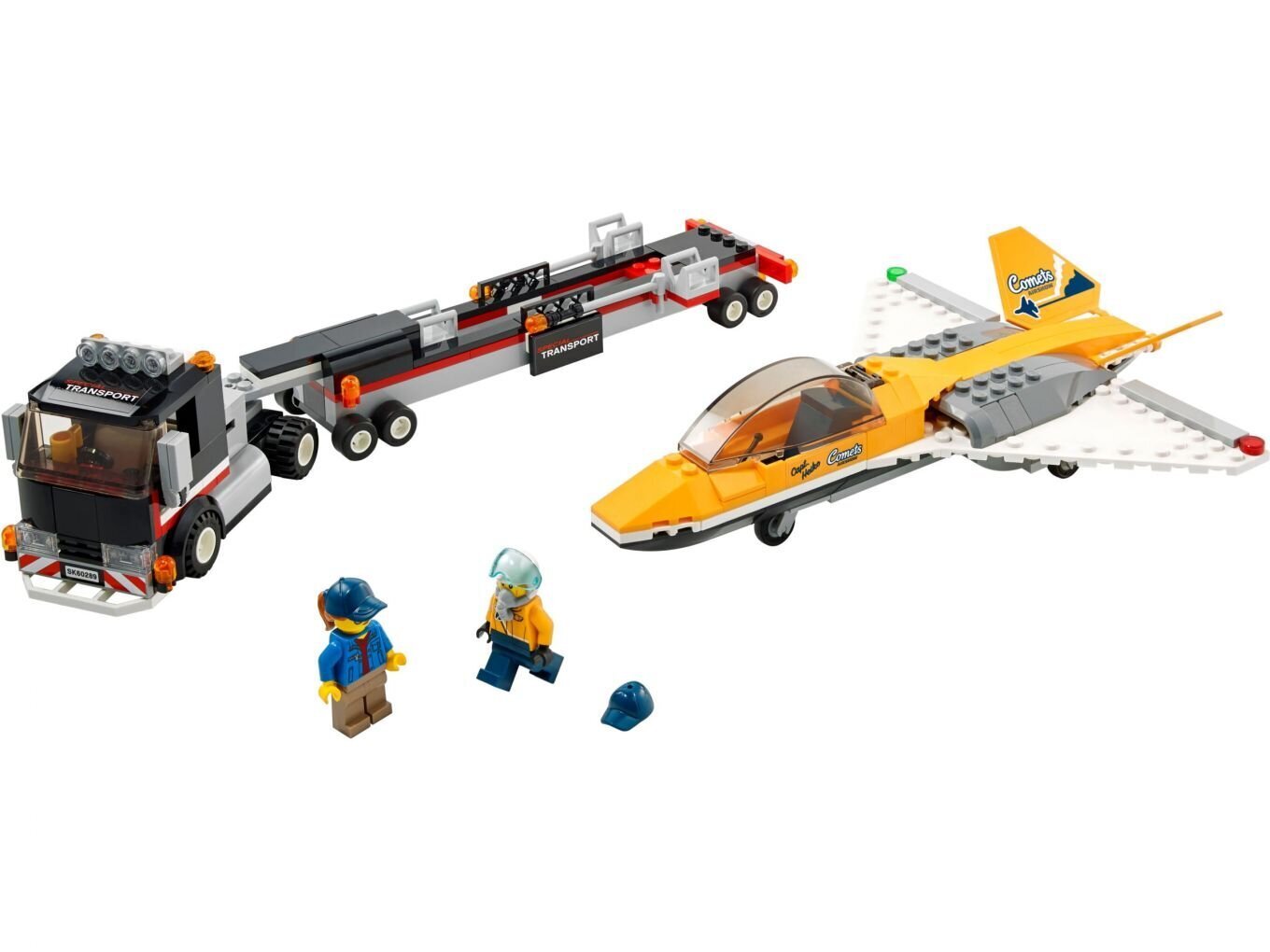 60289 LEGO® City Great Vehicles Sacīkšu lidmašīnas pārvadātājs cena un informācija | Konstruktori | 220.lv