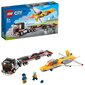 60289 LEGO® City Great Vehicles Sacīkšu lidmašīnas pārvadātājs cena un informācija | Konstruktori | 220.lv