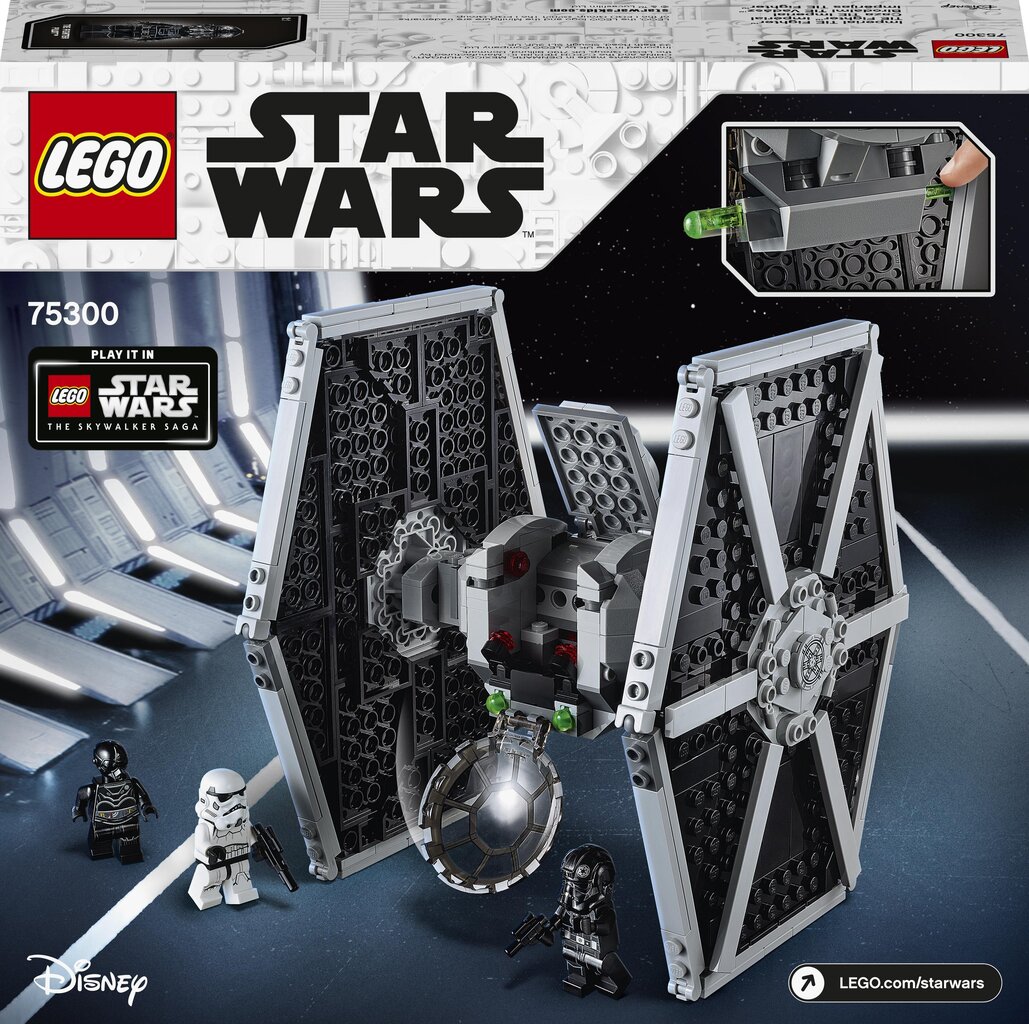 75300 LEGO® Star Wars Impērijas TIE Fighter cena un informācija | Konstruktori | 220.lv