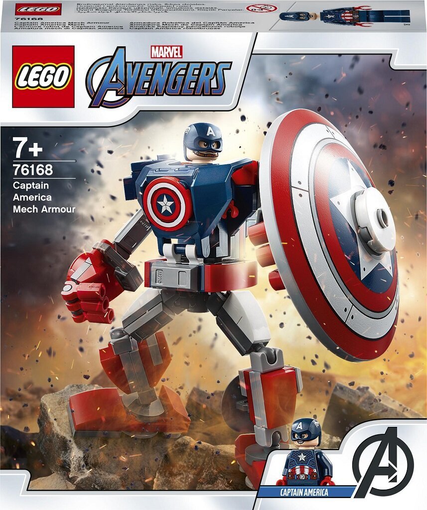 76168 LEGO® Marvel Avengers Movie 4 Капитан Америка цена | 220.lv