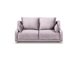 Divvietīgs dīvāns Mazzini Sofas Pansy, rozā