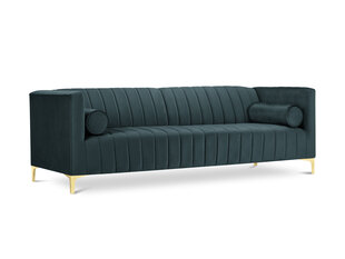 Dīvāns Kooko Home Tutti, zaļš/zeltainas krāsas cena un informācija | Dīvāni | 220.lv