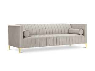 Dīvāns Kooko Home Tutti, smilškrāsas/zelta krāsas cena un informācija | Dīvāni | 220.lv