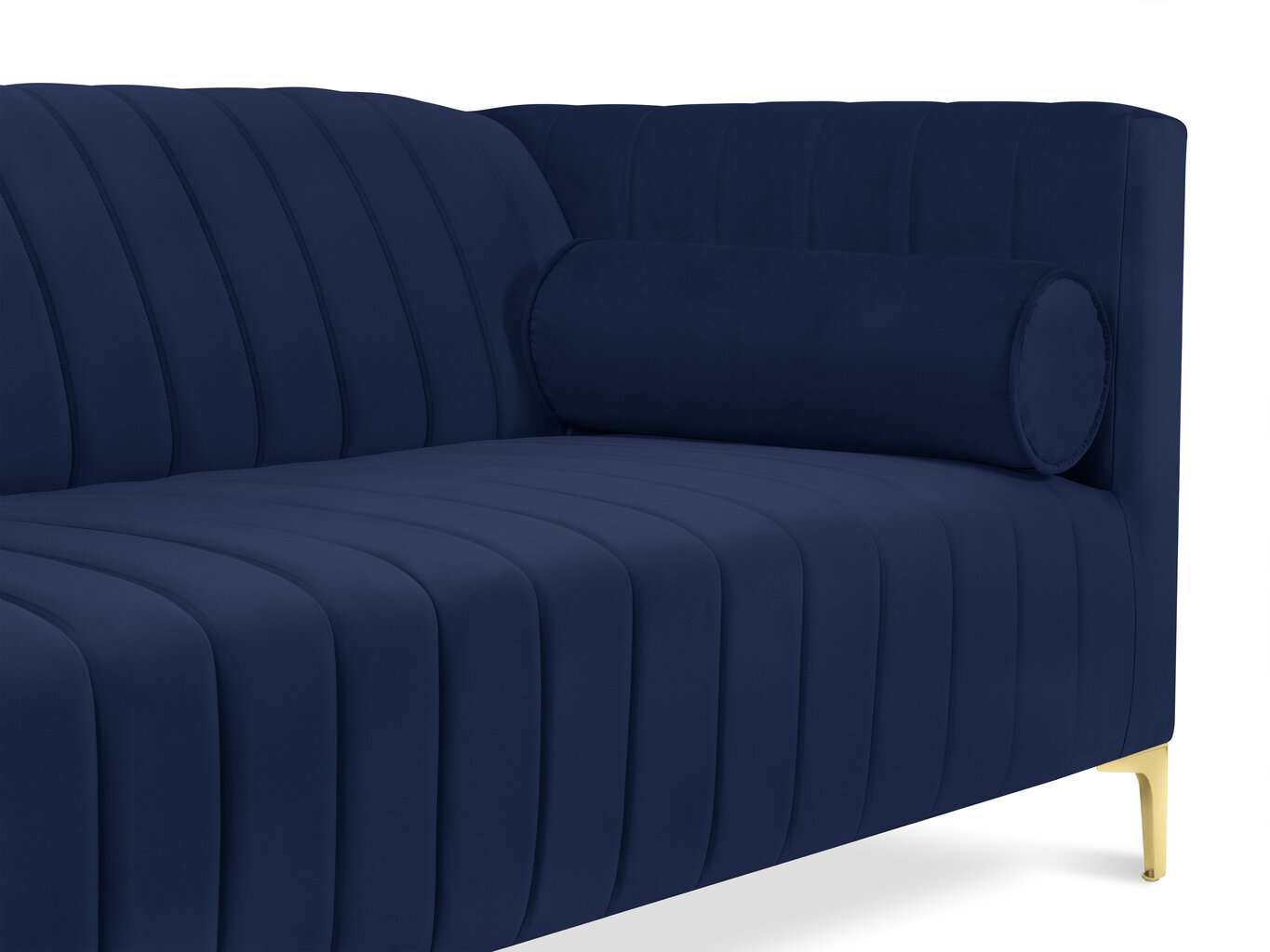 Dīvāns Kooko Home Tutti, zils/zeltainas krāsas cena un informācija | Dīvāni | 220.lv