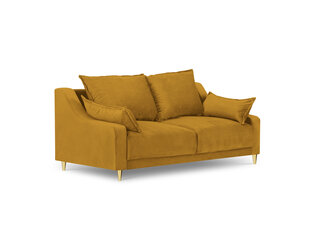 Двухместный диван Mazzini Sofas Pansy, желтый цена и информация | Диваны | 220.lv