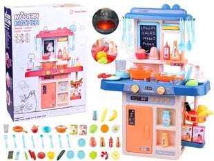 Bērnu virtuvīte "Modern Kitchen", zila T20101 cena un informācija | Rotaļlietas meitenēm | 220.lv