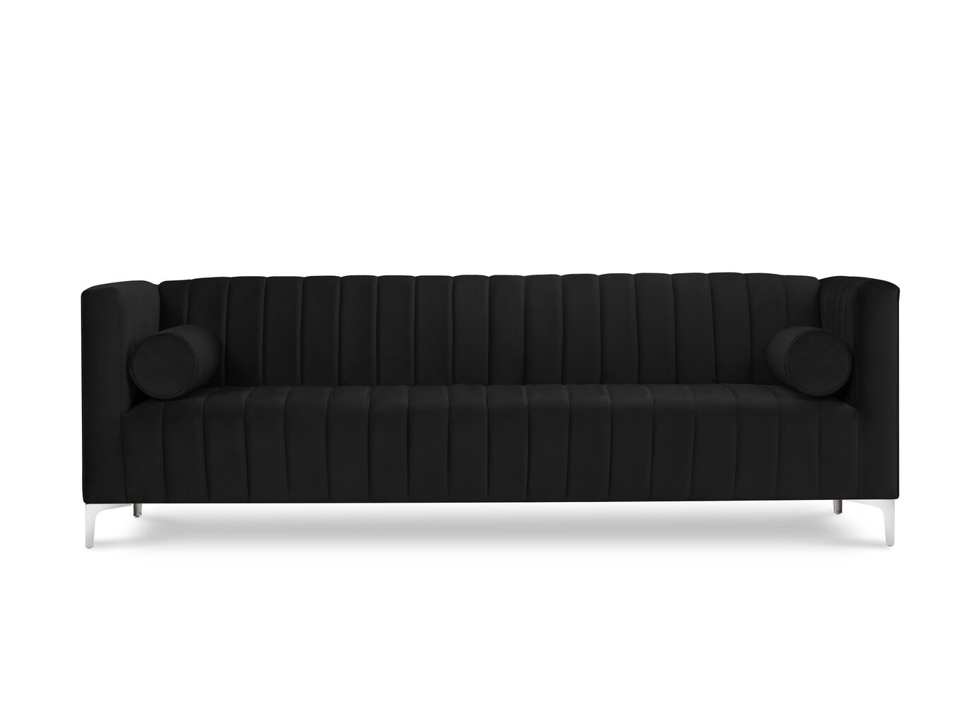 Dīvāns Kooko Home Tutti, melns cena un informācija | Dīvāni | 220.lv