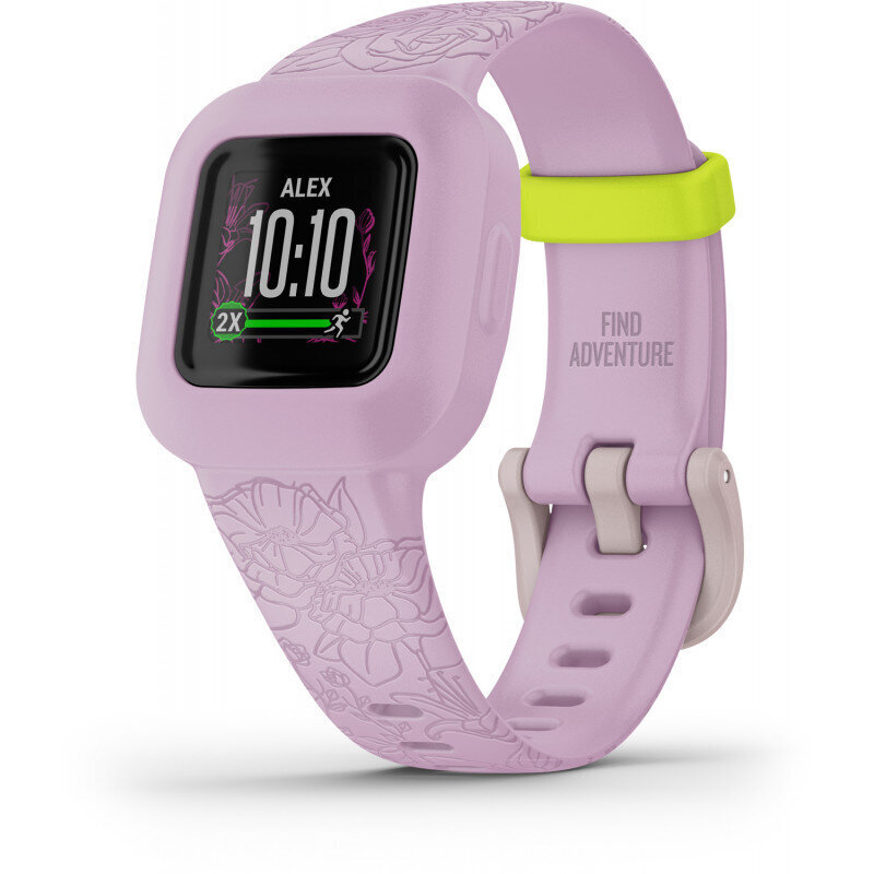 Garmin vívofit® jr. 3 Garmin Floral Pink cena un informācija | Viedpulksteņi (smartwatch) | 220.lv