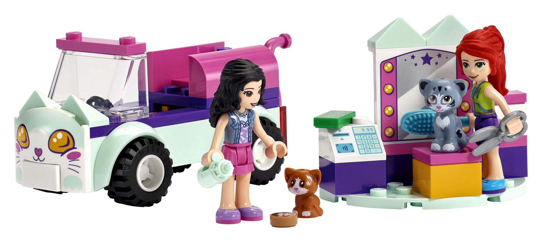 41439 LEGO® Friends Kaķu aprūpes auto цена и информация | Konstruktori | 220.lv