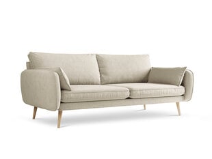 Četrvietīgs dīvāns Kooko Home Lento, smilškrāsas/brūns cena un informācija | Dīvāni | 220.lv