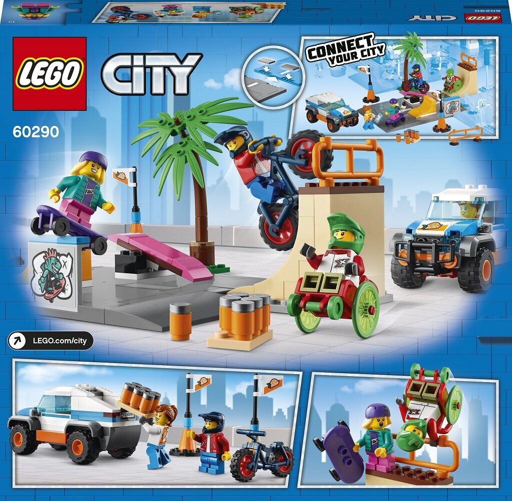 60290 LEGO® City Skeitparks cena un informācija | Konstruktori | 220.lv
