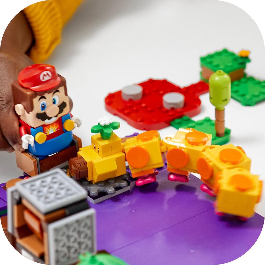 71383 LEGO® Super Mario Wiggler indīgā purva paplašinājuma maršruts cena un informācija | Konstruktori | 220.lv