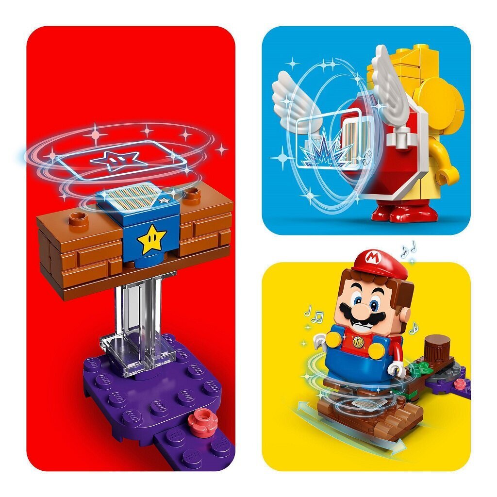 71383 LEGO® Super Mario Wiggler indīgā purva paplašinājuma maršruts cena un informācija | Konstruktori | 220.lv