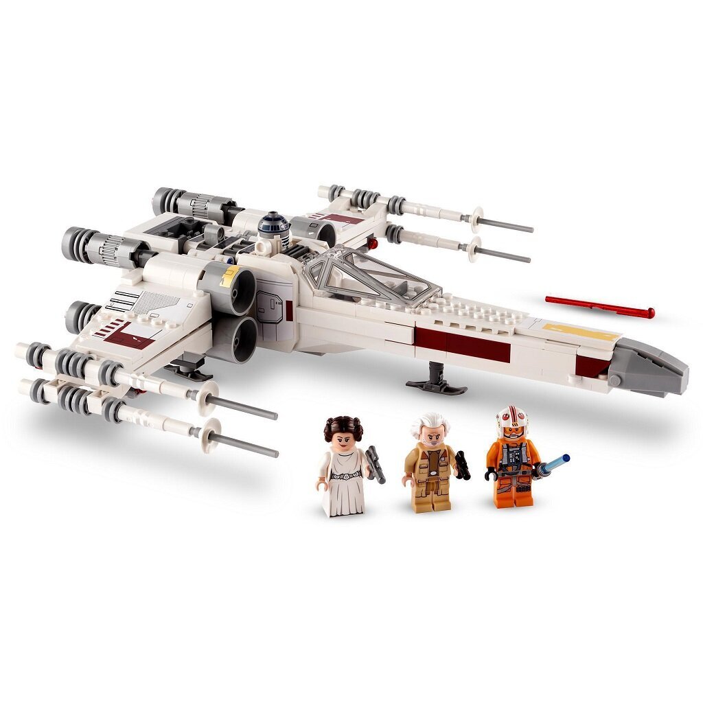 75301 LEGO® Star Wars Luke Skywalker „X-Wing“ kaujas lidmašīna cena un informācija | Konstruktori | 220.lv