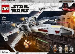 75301 LEGO® Star Wars Luke Skywalker „X-Wing“ kaujas lidmašīna cena un informācija | Konstruktori | 220.lv