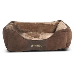 Scruffs & Tramps лежак для питомца Chester, M 60x50 см, коричневый 1165 цена и информация | Лежаки, домики | 220.lv