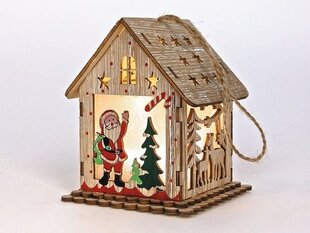 Рождественский домик 8.5 x7 cm цена и информация | Праздничные декорации | 220.lv